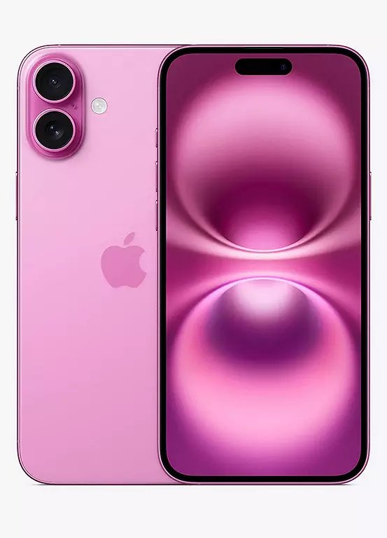 Apple iPhone 16 Plus 5G 128GB AI Mobile Phone - Pink
