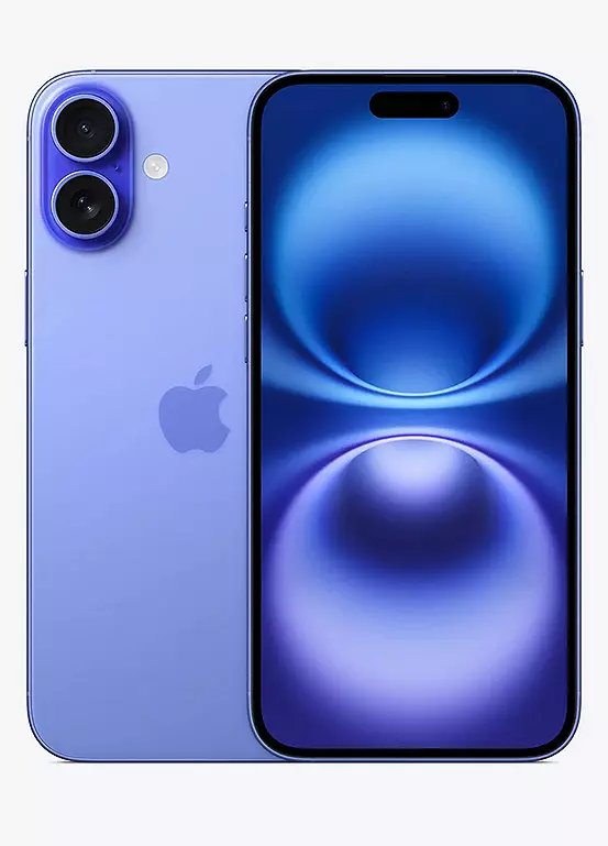 Apple iPhone 16 Plus 5G Mobile Phone, 128GB, Ultramarine