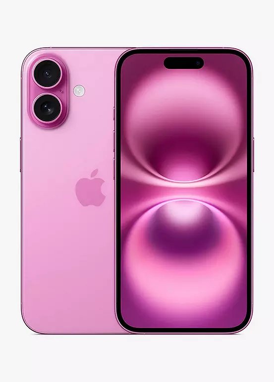 Apple iPhone 16 5G 128GB AI Mobile Phone - Pink