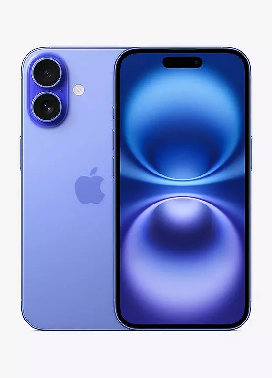 Apple iPhone 16 5G 128GB AI Mobile Phone - Ultramarine