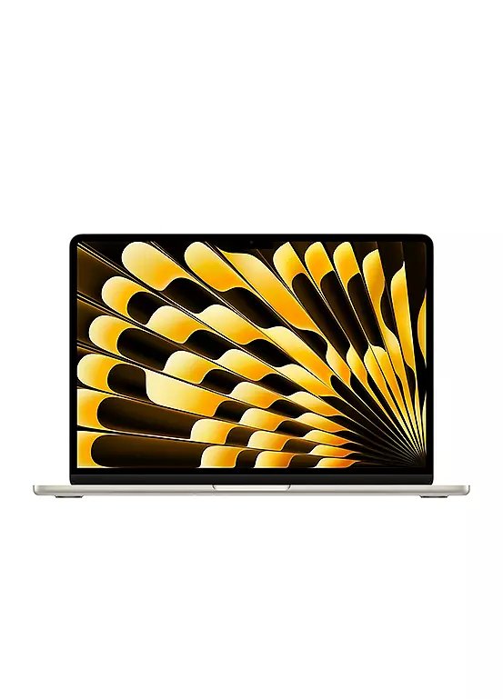 Apple MacBook Air 15.3-inch Laptop with M4 chip, 16GB RAM, 512GB SSD in Starlight