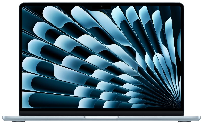 Apple MacBook Air 13.6-inch M4 Laptop with 10-Core CPU, 16GB RAM, 256GB SSD in Sky Blue