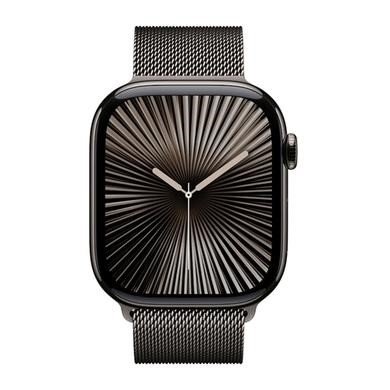 Apple Watch Series 10 GPS + Cellular 46mm Slate Titanium Case with Slate Milanese Loop