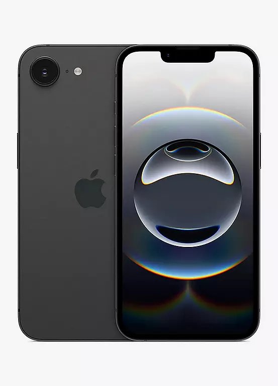 Apple iPhone 16e 5G 128GB AI Mobile Phone - Black