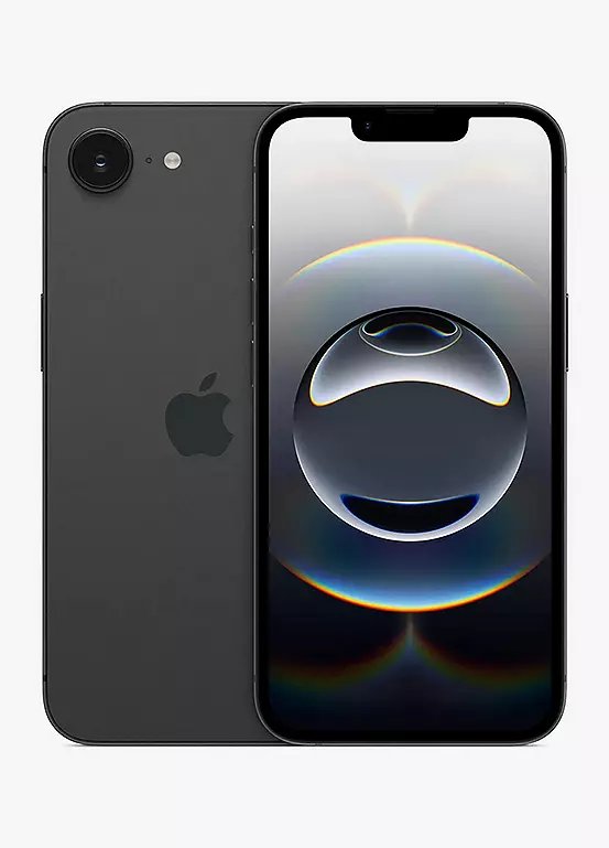 Apple iPhone 16e 5G 256GB AI Mobile Phone - Black