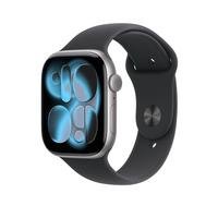 Apple Watch Series 11 GPS 46mm Space Grey Aluminium Case with Black Sport Band - S/M