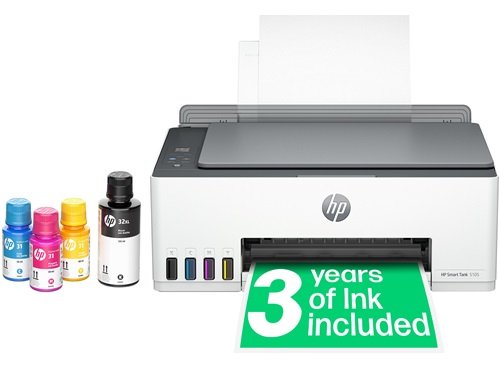HP Smart Tank 5105 All-in-One Wireless Tank Printer with 3 Years Ink