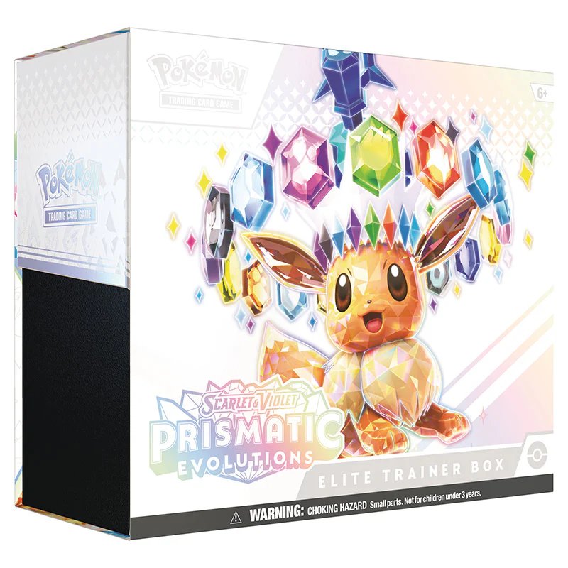 Pokémon Scarlet & Violet Prismatic Evolutions Elite Trainer Box by Asmodee