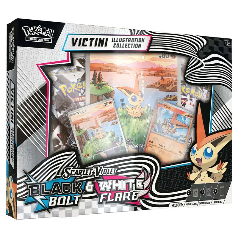 Pokémon TCG Scarlet & Violet 10.5 Black Bolt & White Flare Victini Illustration Collection