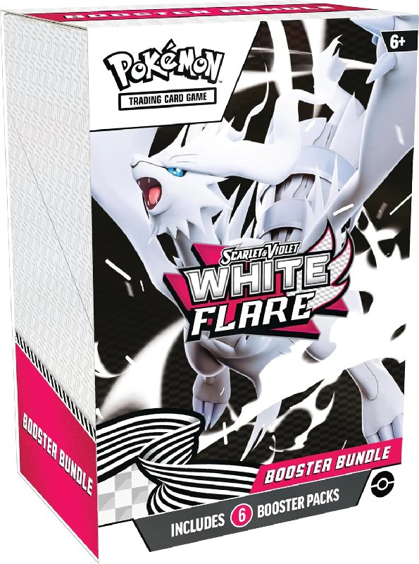 Pokémon TCG Scarlet & Violet White Flare Booster Bundle (6 Packs)