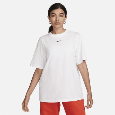 Nike Sportswear Essential Women's T-Shirt White/Black XS