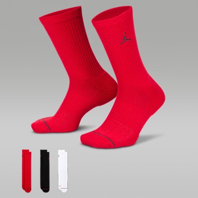 Jordan Everyday Crew Socks 3-Pack - Multi-Colour - Size S