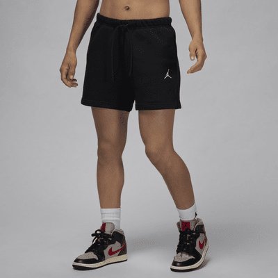 Jordan Brooklyn Fleece Women's Shorts - Black/White - XS