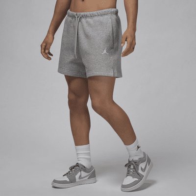 Jordan Brooklyn Fleece Women's Shorts - Dark Grey Heather/White - XS