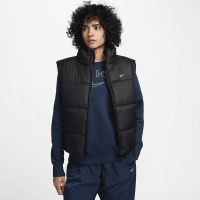 Nike Women's Therma-FIT Loose Gilet - Black/White - XS