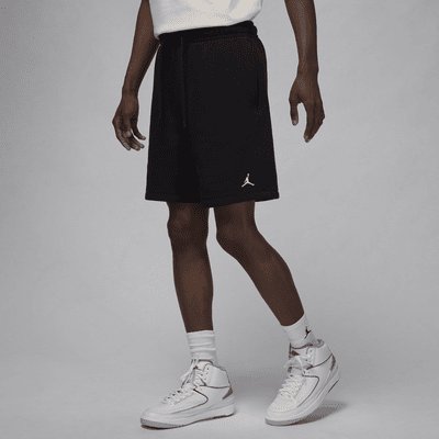 Jordan Brooklyn Fleece Men's Shorts - Black/White - XS