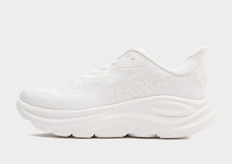 HOKA Clifton 10 Women's Running Shoes in White