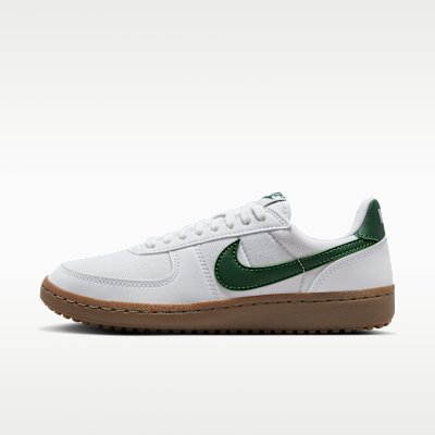Nike Field General Women's Shoes - White/Gum Dark Brown/Gorge Green - Size 5
