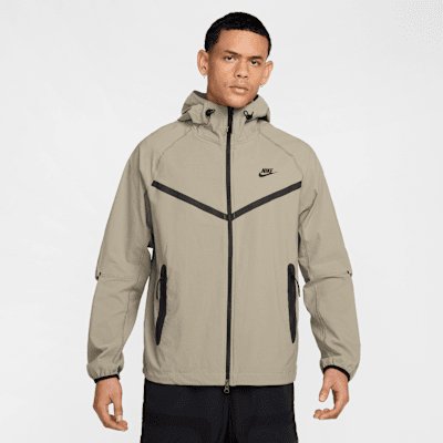 Nike Tech Men's Woven Jacket - Light Army/Black - Size XS
