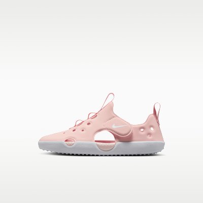 Nike Sunray Protect 4 Younger Kids' Sandals in Echo Pink/White, Size 11C