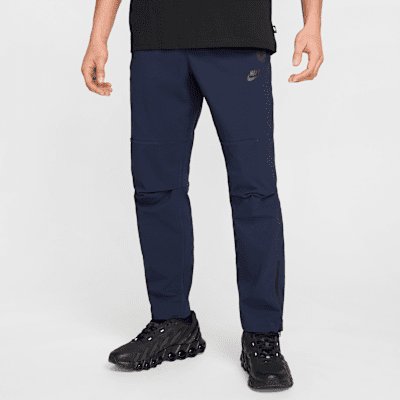 Nike Tech Men's Woven Trousers - Obsidian/Black - Size XS