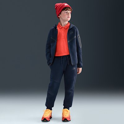 Nike Tech Fleece Older Kids' Joggers - Obsidian/Black/Black - Size XS