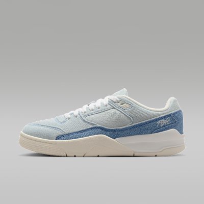 Jordan Flight Court SE Women's Shoes - Sail/Worn Blue/Gum Light Brown - Size 5