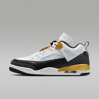 Jordan Spizike Low Men's Shoes - White/Metallic Gold/Black - Size 7