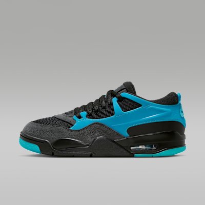Jordan Air Jordan 4 RM Men's Shoes - Black/Anthracite/Gamma Blue - Size 7