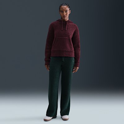 Nike Sportswear Phoenix Cosy Bouclé Women's Slim Knit Trousers - Seaweed/Seaweed - XS