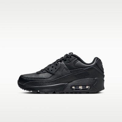 Nike Air Max 90 LTR Older Kids' Shoes - Black/White - Size 3.5Y
