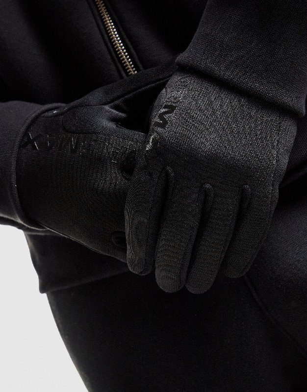 Nike Academy Therma-FIT Football Gloves - Black - Size S