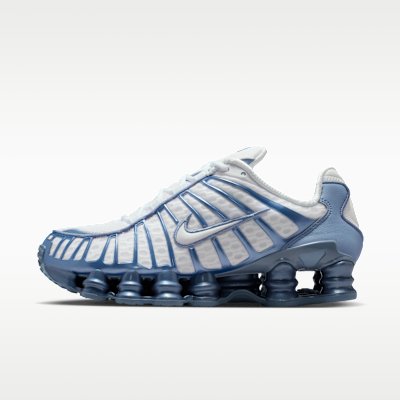 Nike Shox TL Women's Shoes in White/Work Blue, Size 5