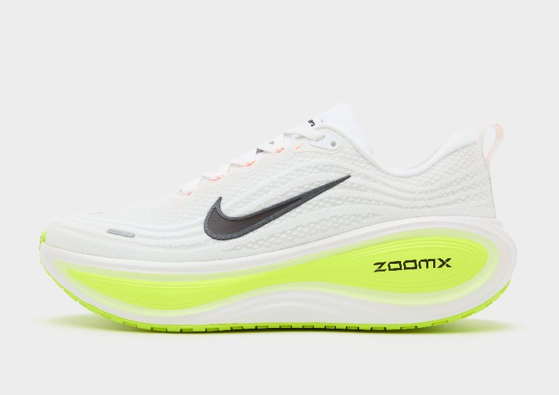 Nike Vomero Plus Men's Road Running Shoes - White/Volt/Barely Volt/Black - Size 6