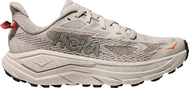 Hoka Challenger 8 Women's Trail Running Shoes in Beige/Asphalt Grey
