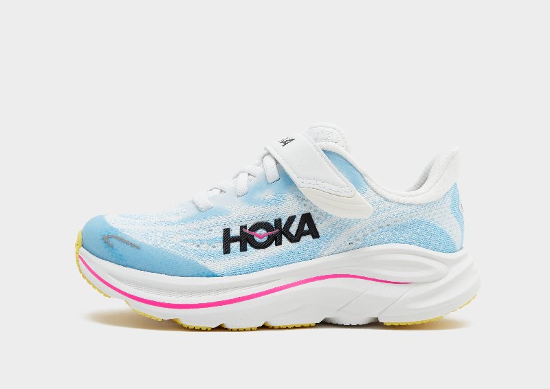 HOKA Clifton 10 Children's Running Shoes in Blue