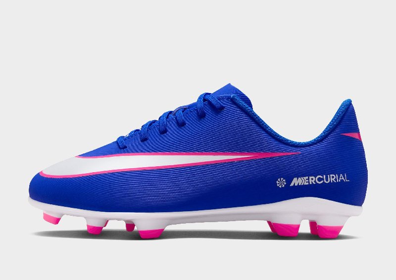 Nike Jr. Mercurial Vapor 16 Club Kids' Multi-Ground Football Boots - Racer Blue/White - Size 1Y