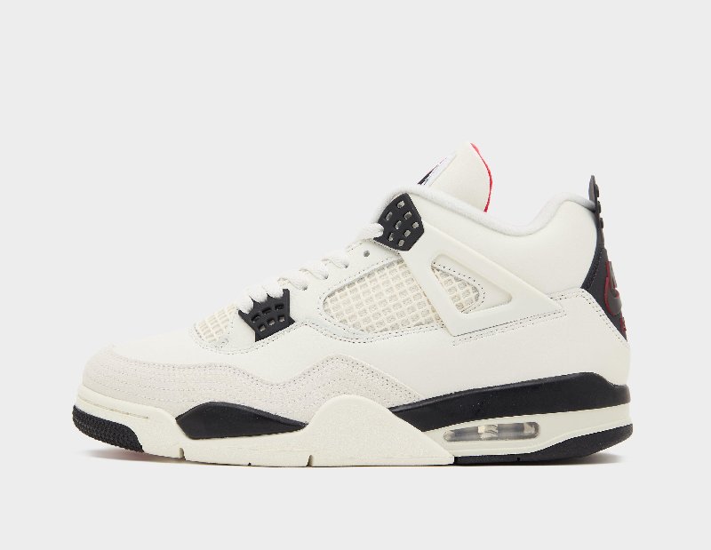 Jordan Air 4 Retro 'Flight Club' Sneakers in Sail White