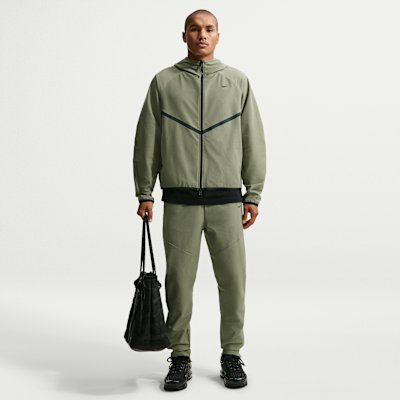 Nike Tech Men's Dri-FIT Shori-Knit Trousers - Silver Sage/Black - XS