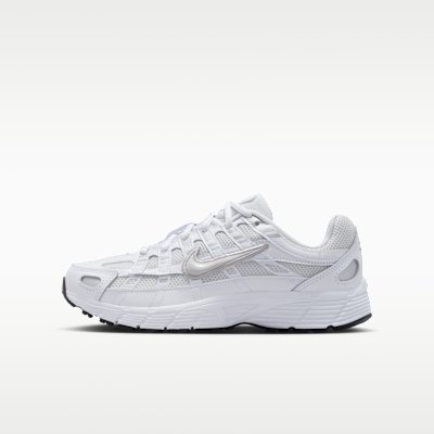 Nike P-6000 Older Kids' Shoes - Platinum Tint/White/Metallic Silver - Size 3.5Y