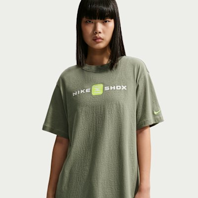 Nike Sportswear Women's Graphic T-Shirt - Silver Sage - Size XS