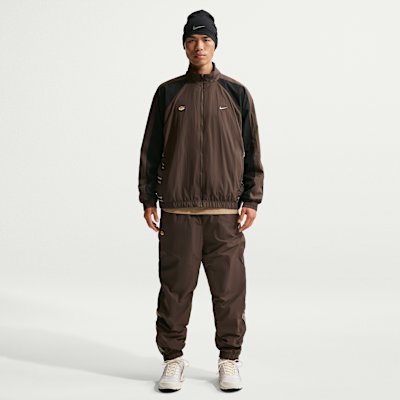 Nike Sportswear Tuned Air Men's Woven Trousers - Baroque Brown/Black - XS