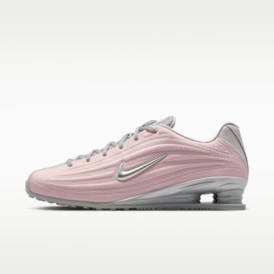 Nike Shox Z Women's Shoes - Pink Foam/Grey Fog/Flat Silver/Metallic Silver - Size 5