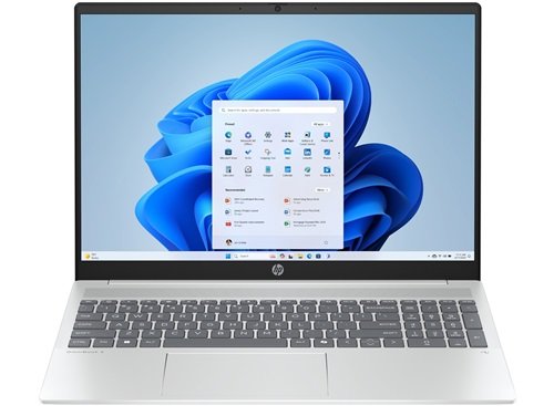 HP 15.6-inch Laptop with AMD Ryzen 5, 16GB RAM, 512GB SSD in Silver