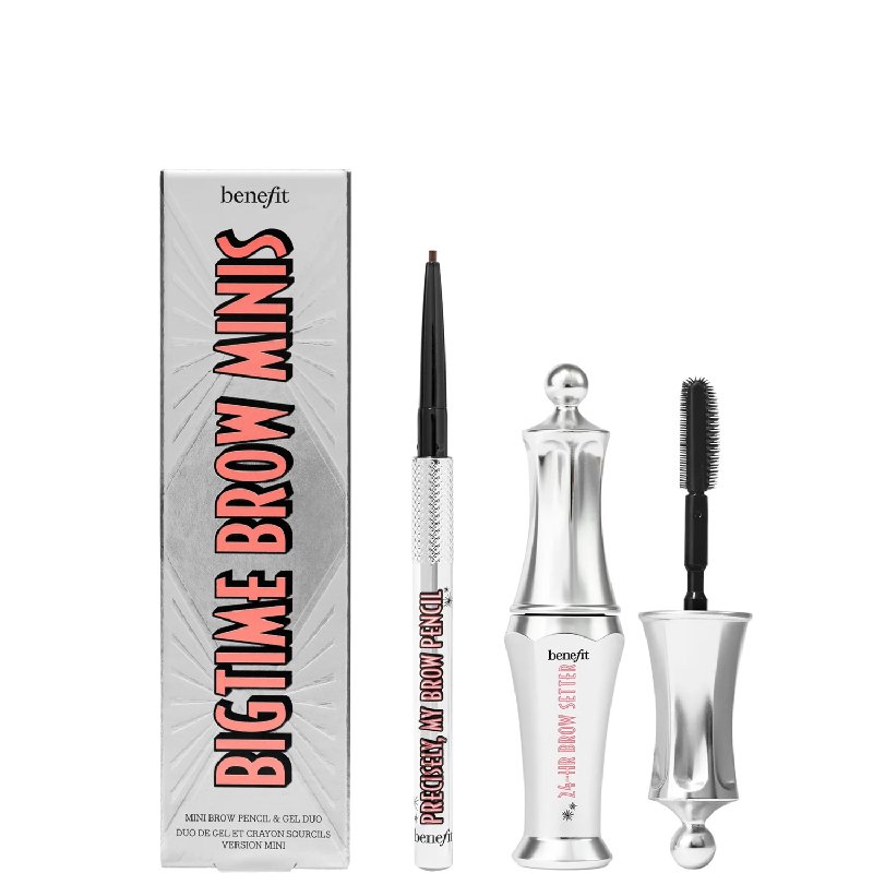Benefit Bigtime Brow Minis Set with Precisely My Brow Pencil and 24 Hour Brow Setter Gel