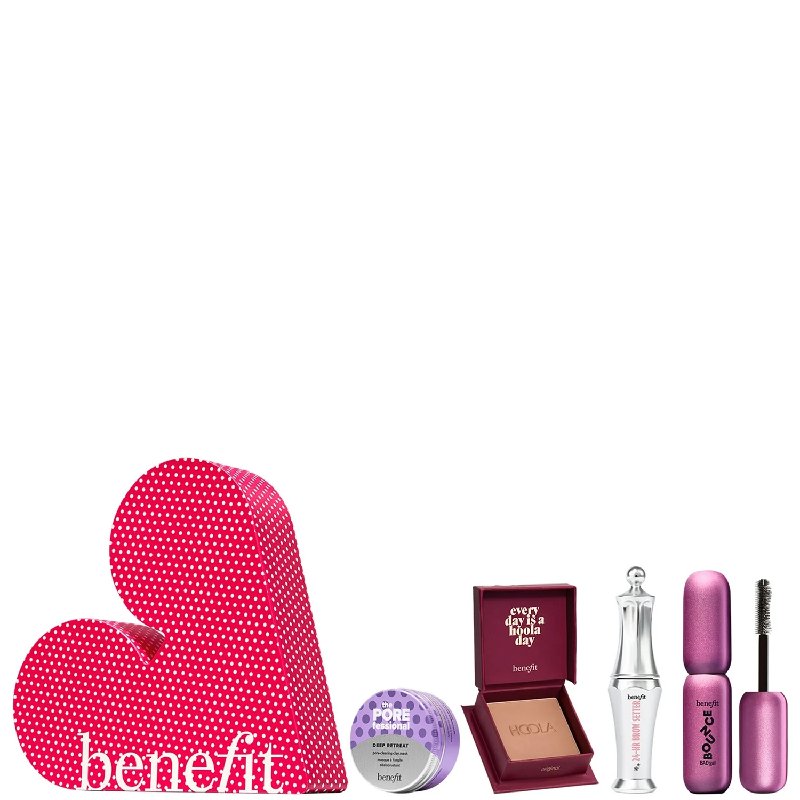 Benefit Dream Team Best Sellers Gift Set with BADGal BANG Mascara, 24-HR Brow Setter & Hoola Bronzer