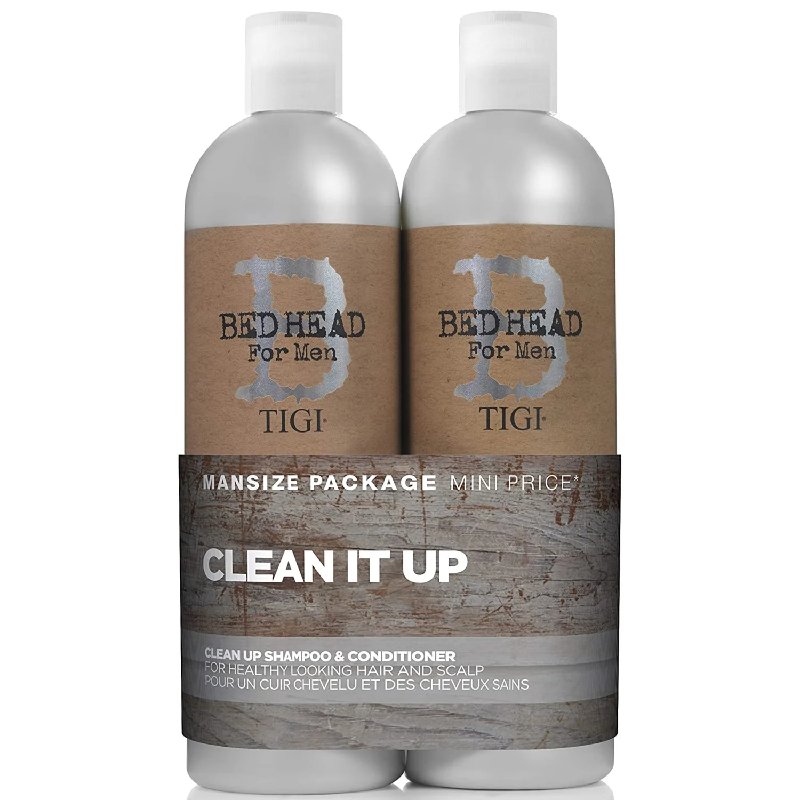 TIGI B For Men Clean Up Shampoo & Conditioner Duo 2 x 750ml
