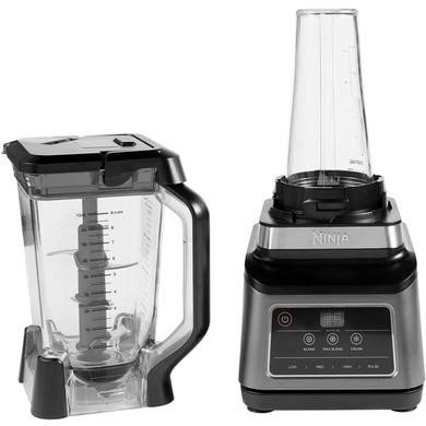 Ninja BN750UK 2-in-1 Blender with Auto-IQ, 2.1L Jug, 700ml Cup, Black