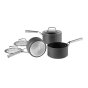 Ninja Zerostick Aluminium 3 Piece Saucepan Set in Grey