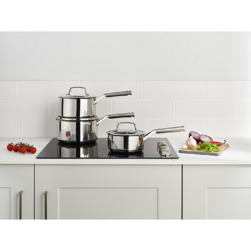 Ninja Foodi ZEROSTICK Stainless Steel 3-Piece Pan Set - C63000UK